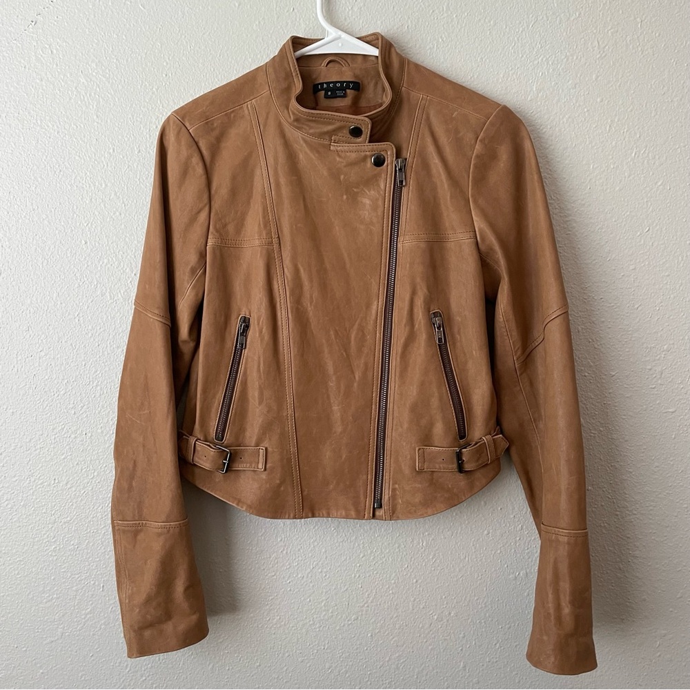Theory Niccola Leather Jacket